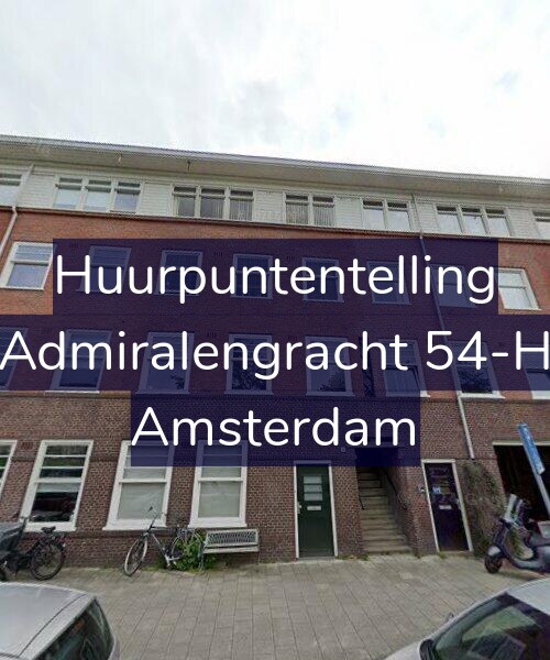 Foto gevel Huurpuntentelling voor Admiralengracht 54-H, Amsterdam