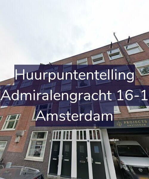 Foto gevel Huurpuntentelling voor Admiralengracht 16-1, Amsterdam
