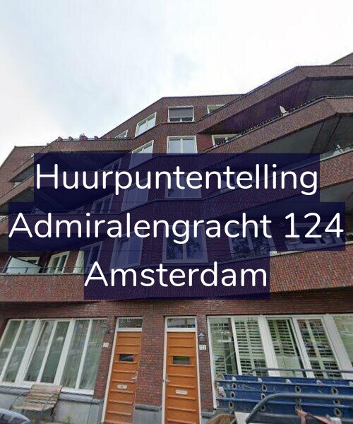 Foto gevel Huurpuntentelling voor Admiralengracht 124, Amsterdam