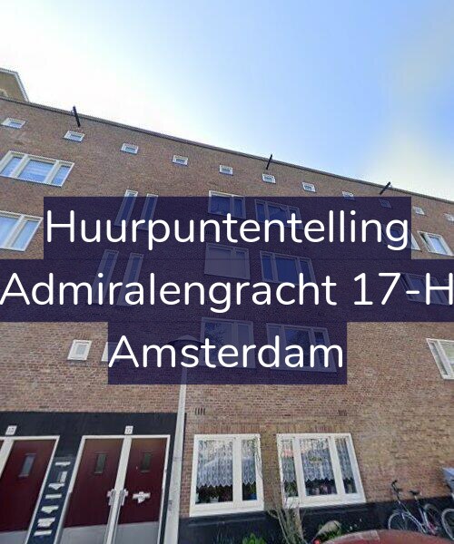 Foto gevel Huurpuntentelling voor Admiralengracht 17-H, Amsterdam
