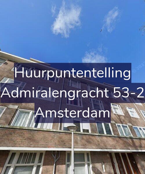Foto gevel Huurpuntentelling voor Admiralengracht 53-2, Amsterdam