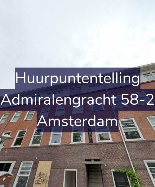 Foto gevel Huurpuntentelling voor Admiralengracht 58-2, Amsterdam