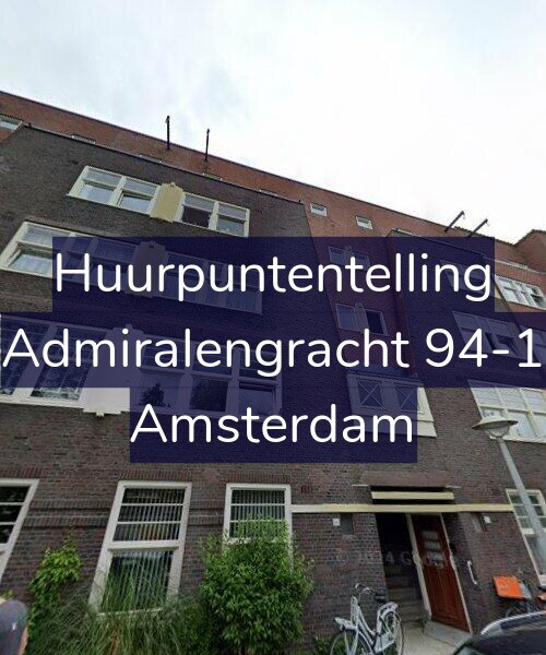Foto gevel Huurpuntentelling voor Admiralengracht 94-1, Amsterdam