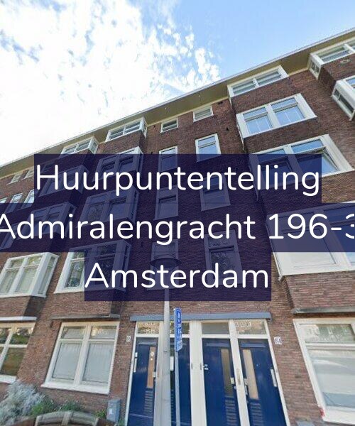 Foto gevel Huurpuntentelling voor Admiralengracht 196-3, Amsterdam