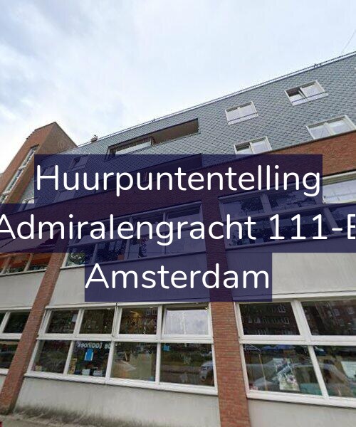 Foto gevel Huurpuntentelling voor Admiralengracht 111-E, Amsterdam