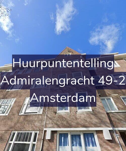 Foto gevel Huurpuntentelling voor Admiralengracht 49-2, Amsterdam