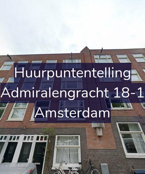 Foto gevel Huurpuntentelling voor Admiralengracht 18-1, Amsterdam