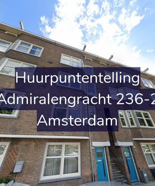 Foto gevel Huurpuntentelling voor Admiralengracht 236-2, Amsterdam