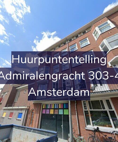 Foto gevel Huurpuntentelling voor Admiralengracht 303-4, Amsterdam