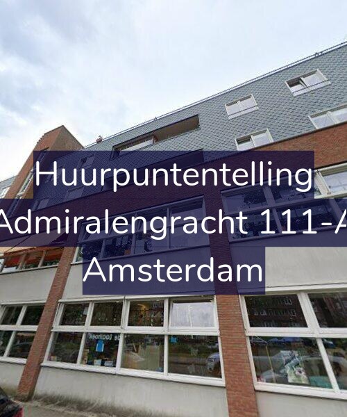 Foto gevel Huurpuntentelling voor Admiralengracht 111-A, Amsterdam