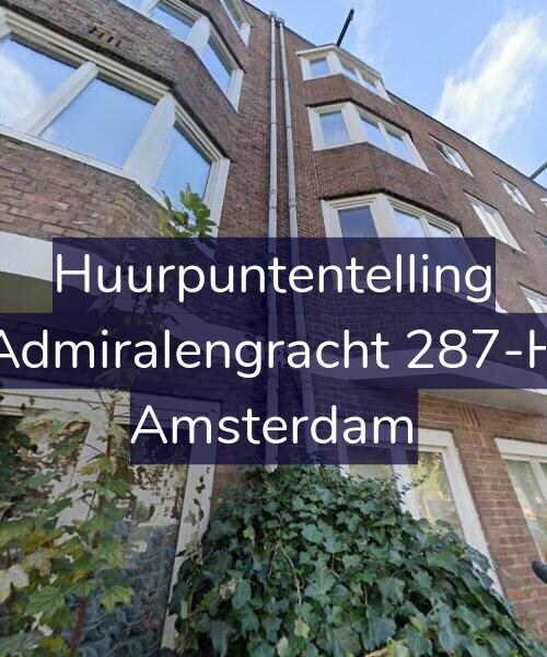 Foto gevel Huurpuntentelling voor Admiralengracht 287-H, Amsterdam
