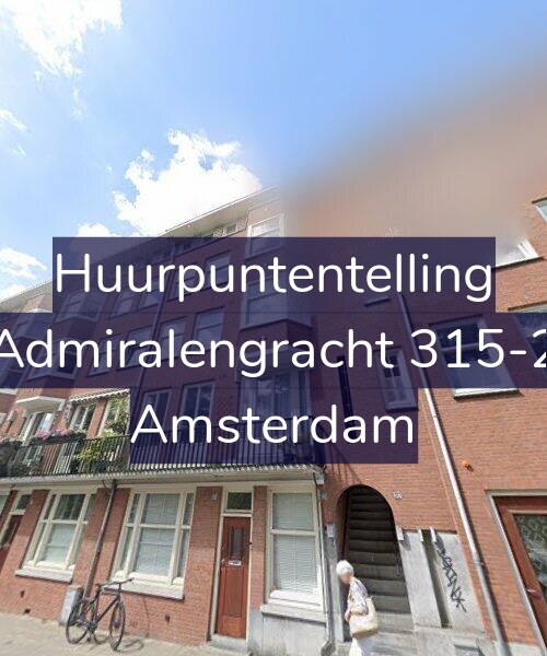 Foto gevel Huurpuntentelling voor Admiralengracht 315-2, Amsterdam