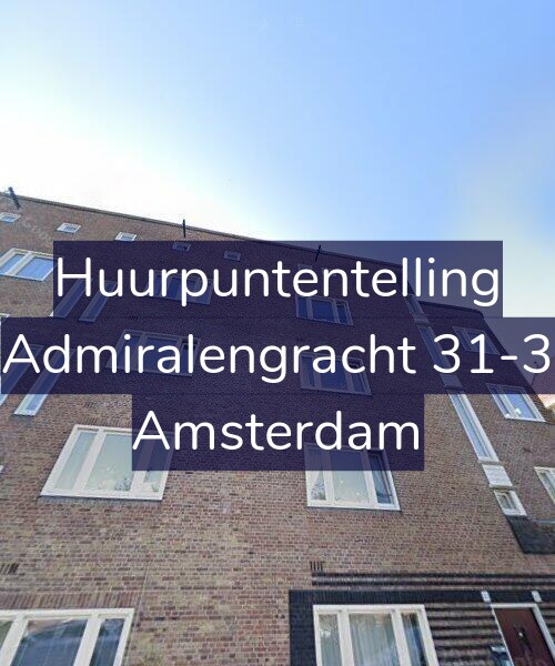 Foto gevel Huurpuntentelling voor Admiralengracht 31-3, Amsterdam