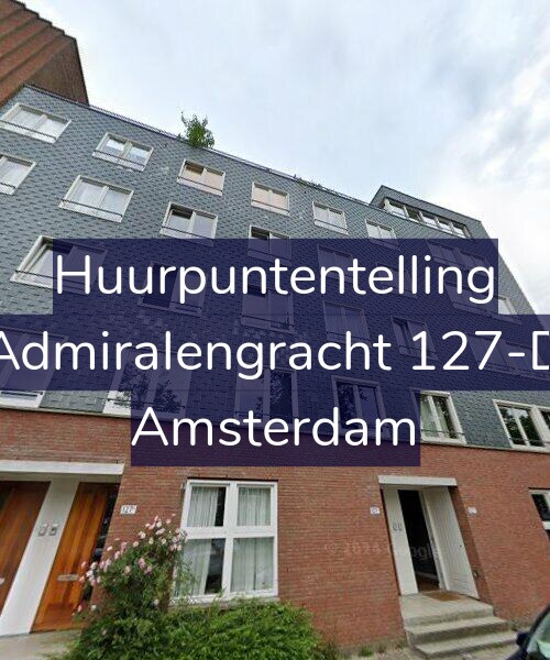 Foto gevel Huurpuntentelling voor Admiralengracht 127-D, Amsterdam