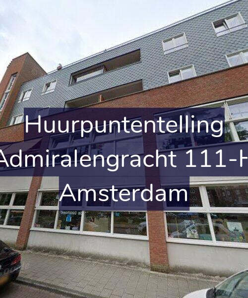 Foto gevel Huurpuntentelling voor Admiralengracht 111-H, Amsterdam