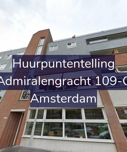 Foto gevel Huurpuntentelling voor Admiralengracht 109-C, Amsterdam