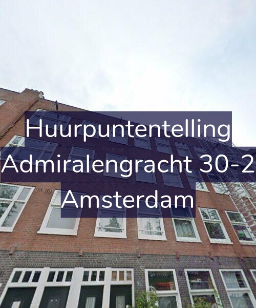 Foto gevel Huurpuntentelling voor Admiralengracht 30-2, Amsterdam