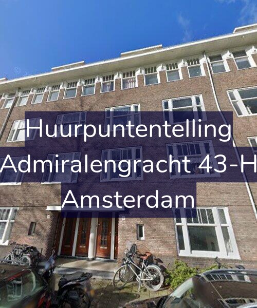 Foto gevel Huurpuntentelling voor Admiralengracht 43-H, Amsterdam