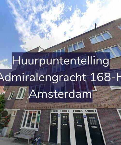 Foto gevel Huurpuntentelling voor Admiralengracht 168-H, Amsterdam