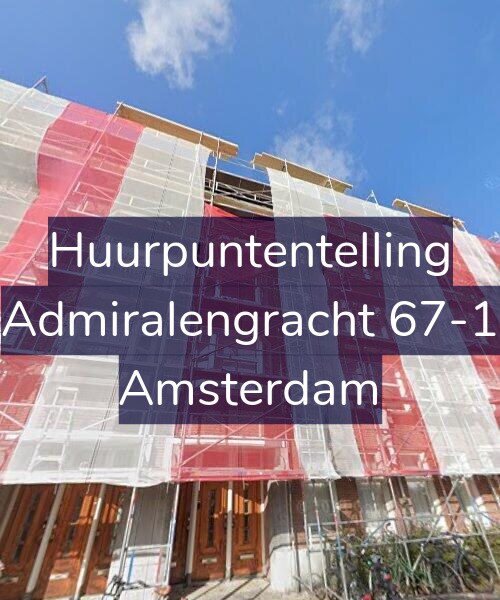 Foto gevel Huurpuntentelling voor Admiralengracht 67-1, Amsterdam
