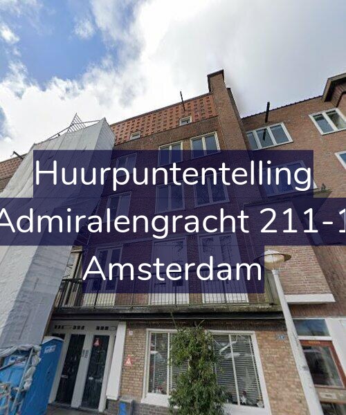 Foto gevel Huurpuntentelling voor Admiralengracht 211-1, Amsterdam