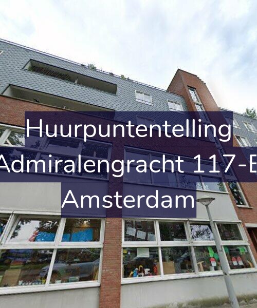 Foto gevel Huurpuntentelling voor Admiralengracht 117-B, Amsterdam