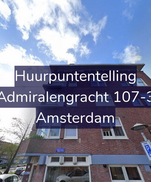 Foto gevel Huurpuntentelling voor Admiralengracht 107-3, Amsterdam