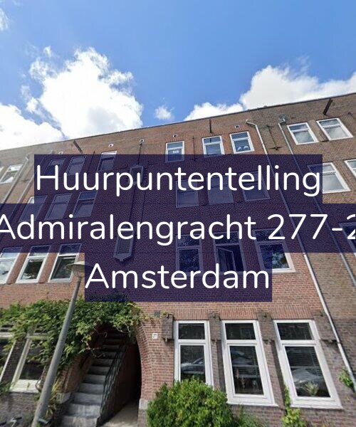 Foto gevel Huurpuntentelling voor Admiralengracht 277-2, Amsterdam