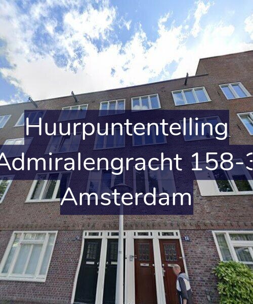 Foto gevel Huurpuntentelling voor Admiralengracht 158-3, Amsterdam