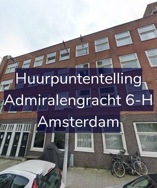 Foto gevel Huurpuntentelling voor Admiralengracht 6-H, Amsterdam