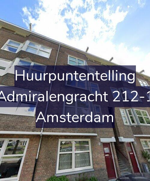 Foto gevel Huurpuntentelling voor Admiralengracht 212-1, Amsterdam