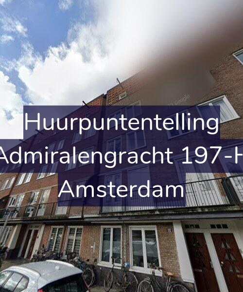 Foto gevel Huurpuntentelling voor Admiralengracht 197-H, Amsterdam