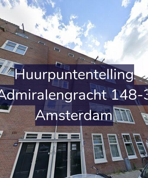 Foto gevel Huurpuntentelling voor Admiralengracht 148-3, Amsterdam