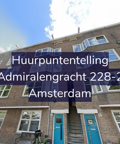 Foto gevel Huurpuntentelling voor Admiralengracht 228-2, Amsterdam
