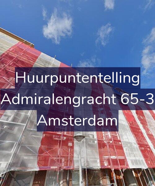 Foto gevel Huurpuntentelling voor Admiralengracht 65-3, Amsterdam