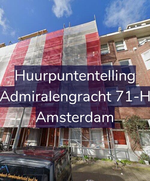 Foto gevel Huurpuntentelling voor Admiralengracht 71-H, Amsterdam