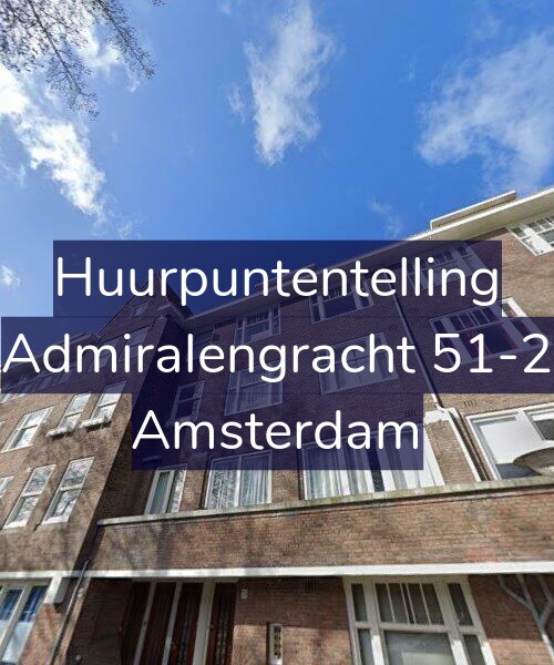 Foto gevel Huurpuntentelling voor Admiralengracht 51-2, Amsterdam