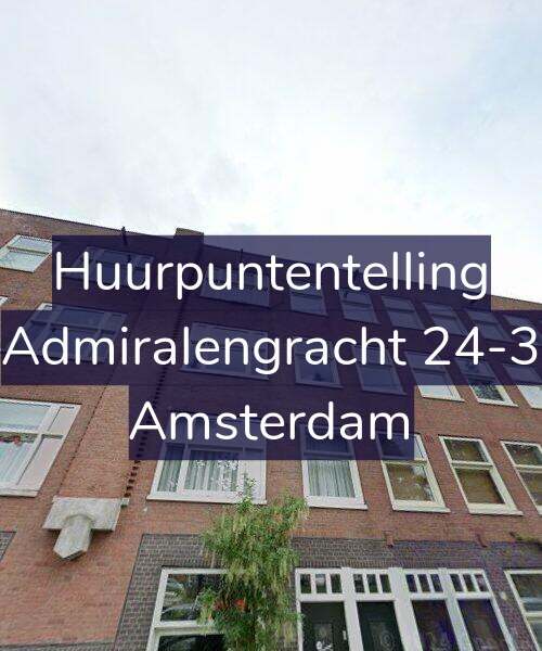 Foto gevel Huurpuntentelling voor Admiralengracht 24-3, Amsterdam