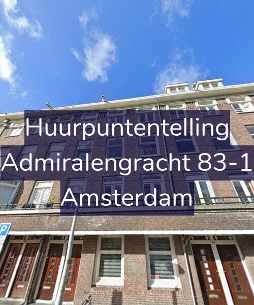 Foto gevel Huurpuntentelling voor Admiralengracht 83-1, Amsterdam