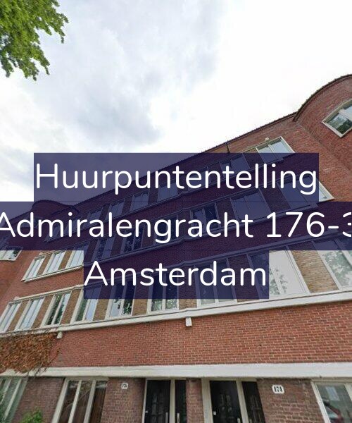 Foto gevel Huurpuntentelling voor Admiralengracht 176-3, Amsterdam