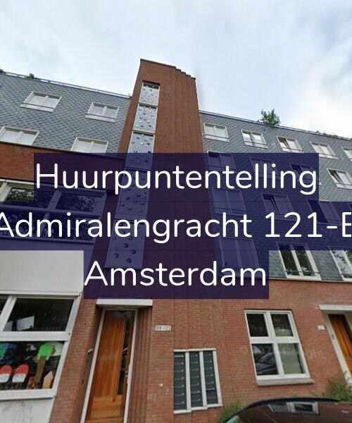 Foto gevel Huurpuntentelling voor Admiralengracht 121-B, Amsterdam