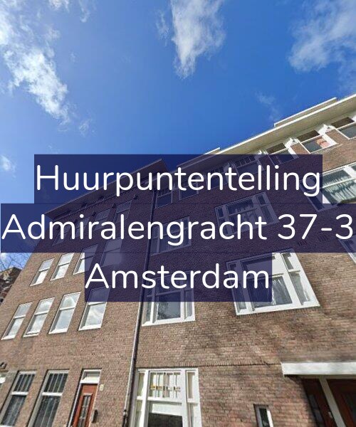 Foto gevel Huurpuntentelling voor Admiralengracht 37-3, Amsterdam