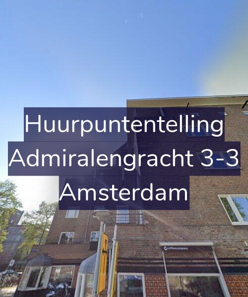 Foto gevel Huurpuntentelling voor Admiralengracht 3-3, Amsterdam