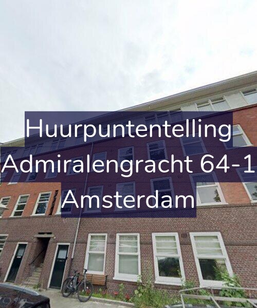 Foto gevel Huurpuntentelling voor Admiralengracht 64-1, Amsterdam