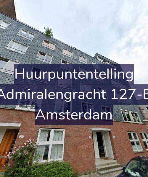 Foto gevel Huurpuntentelling voor Admiralengracht 127-B, Amsterdam