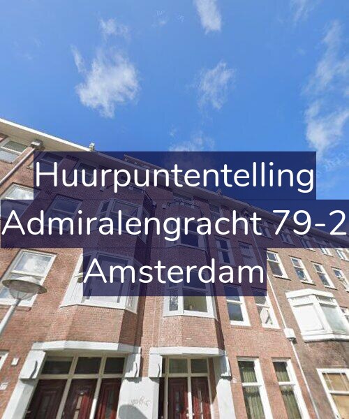 Foto gevel Huurpuntentelling voor Admiralengracht 79-2, Amsterdam