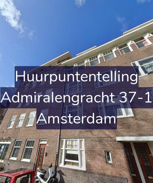 Foto gevel Huurpuntentelling voor Admiralengracht 37-1, Amsterdam