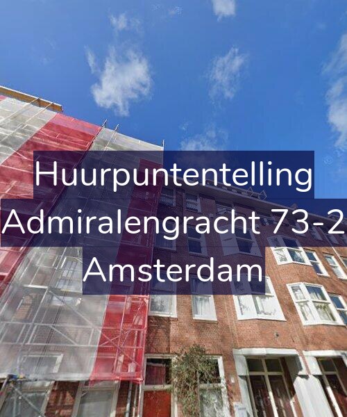 Foto gevel Huurpuntentelling voor Admiralengracht 73-2, Amsterdam