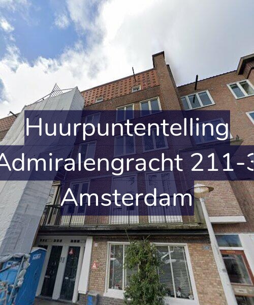 Foto gevel Huurpuntentelling voor Admiralengracht 211-3, Amsterdam