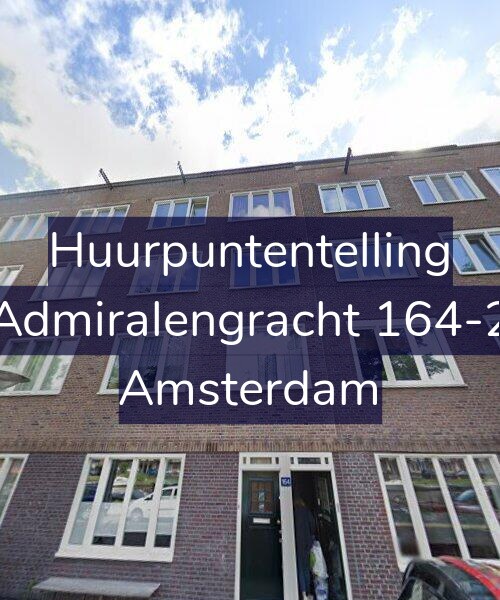 Foto gevel Huurpuntentelling voor Admiralengracht 164-2, Amsterdam